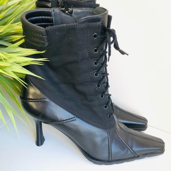 HP *Stuart Weitzman | Stunning RARE Lace Up Booties - Picture 1 of 16
